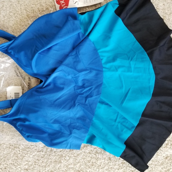 BNWT Size 14 Tiered Swim Tank - Picture 7 of 7